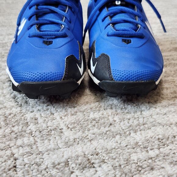Nike youth Force Trout 9 Keystone baseball cleats blue white size 4.5 - Picture 3 of 10